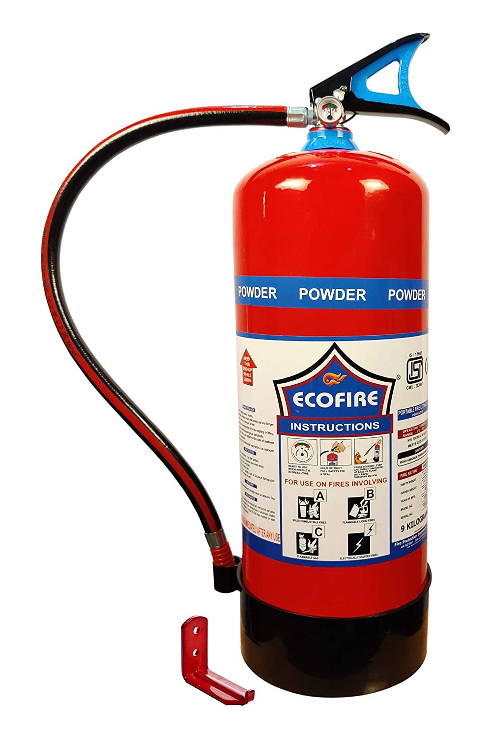 Eco Fire ABC Powder Type Fire Extinguisher 9KG